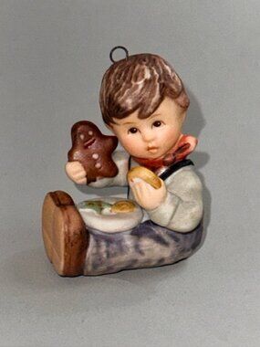 Vintage Hummel Christmas Ornament Goebel Berta Figurine Germany Gingerbread Man